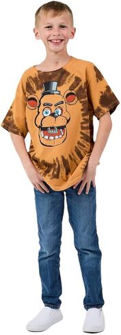 تي شيرت Five Nights at Freddy's Freddy Fazbear Character Tie Dye للشباب بأكمام قصيرة in Saudi Arabia