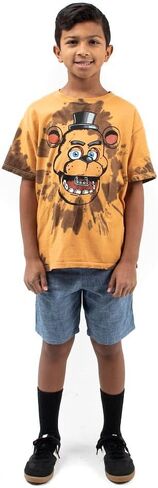 تي شيرت Five Nights at Freddy's Freddy Fazbear Character Tie Dye للشباب بأكمام قصيرة in Saudi Arabia