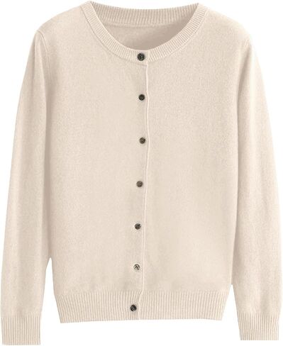 Cream Cashmere Cardigan Sweaters for Women Button Down Open Lightweight Plus Size Cardigans 2025 Fall Winter Clothing in Saudi Arabia