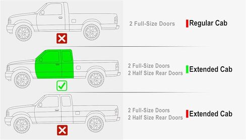 لوحات تشغيل APS مقاس 6 بوصات متوافقة مع Ford Ranger Mazda B-Series 1999-2011 Super Cab 4 أبواب 304 من الفولاذ المقاوم للصدأ (قضبان Nerf وخطوات جانبية وقضبان جانبية) in Saudi Arabia