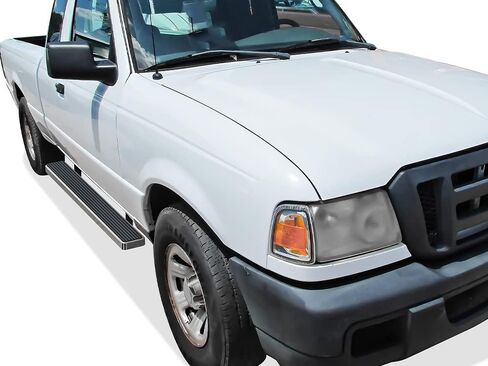 لوحات تشغيل APS مقاس 6 بوصات متوافقة مع Ford Ranger Mazda B-Series 1999-2011 Super Cab 4 أبواب 304 من الفولاذ المقاوم للصدأ (قضبان Nerf وخطوات جانبية وقضبان جانبية) in Saudi Arabia