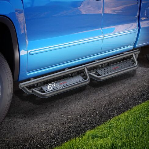AUTOSAVER88 Running Boards Compatible with Chevy Silverado GMC Sierra Crew Cab 2019-2025 1500, 2020-2025 2500HD 3500HD Crew Cab, Drop Side Steps Rail Black Nerf Bars Carbon Steel in Saudi Arabia