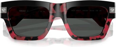 Versace Man Sunglasses Havana Blue Frame, Dark Grey Lenses, 55MM in Saudi Arabia