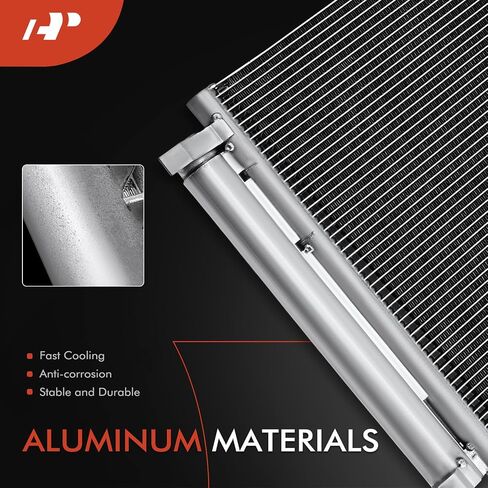 A-Premium A/C Condenser Replace# 4448, 97606B1200 - Compatible with 2015-2016 Hyundai Genesis, 2017 Genesis G80, 2017-2019 G90, 3.8L 5.0L in Saudi Arabia