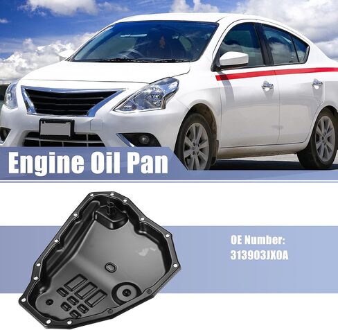 X AUTOHAUX Engine Oil Pan Replacement No.313903JX0A for Nissan Sentra 2013-2016 for Nissan Versa 2012-2019 in Saudi Arabia
