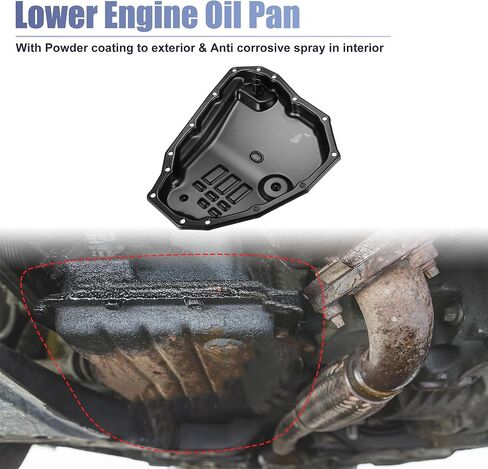 X AUTOHAUX Engine Oil Pan Replacement No.313903JX0A for Nissan Sentra 2013-2016 for Nissan Versa 2012-2019 in Saudi Arabia