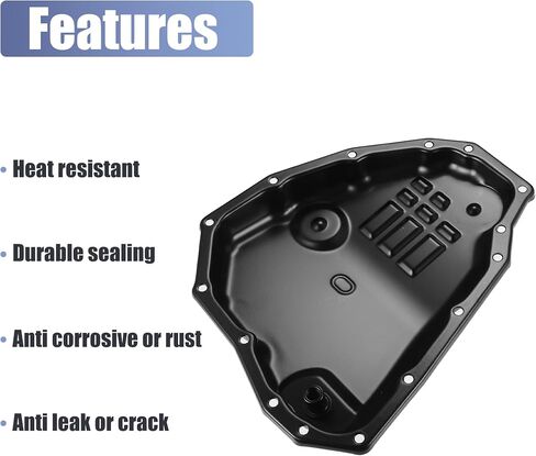 X AUTOHAUX Engine Oil Pan Replacement No.313903JX0A for Nissan Sentra 2013-2016 for Nissan Versa 2012-2019 in Saudi Arabia