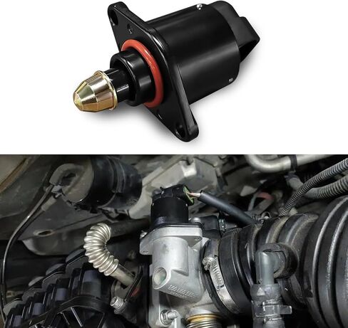 Car Idle Speed Control Valve, Idle Air Control Valve, Throttle Stepper Motor for Stable Engine Operation, Vehicle Modified Repair Accessories Compatible with King Kong, Replace OEM#90380 10526 in Saudi Arabia