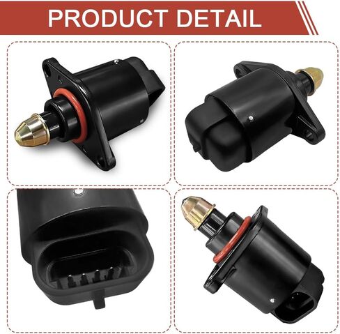 Car Idle Speed Control Valve, Idle Air Control Valve, Throttle Stepper Motor for Stable Engine Operation, Vehicle Modified Repair Accessories Compatible with King Kong, Replace OEM#90380 10526 in Saudi Arabia