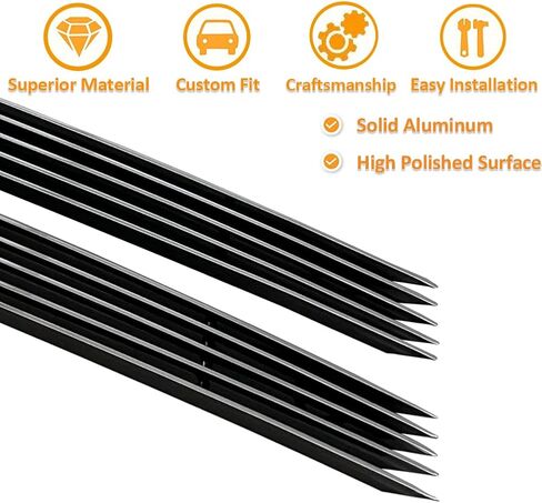 Front Grill Fits 94-97 Chevy S-10 S10 Pickup Main Upper Polished Billet Grille Insert Combo in Saudi Arabia