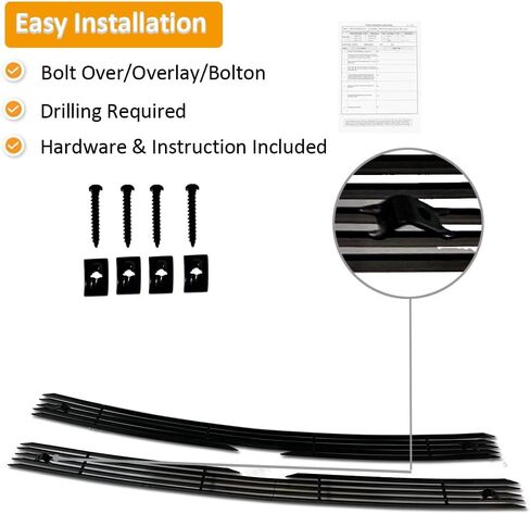 Front Grill Fits 94-97 Chevy S-10 S10 Pickup Main Upper Polished Billet Grille Insert Combo in Saudi Arabia