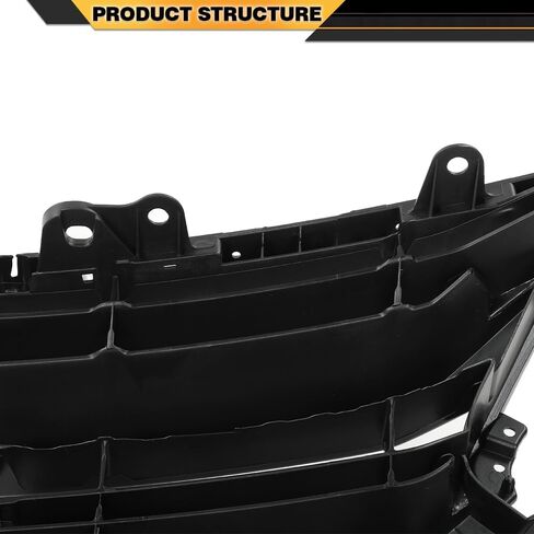 Front Grille Shell Insert Compatible with Lexus NX200t NX300h 2015-2017 LX1200172 5311178010 Black in Saudi Arabia