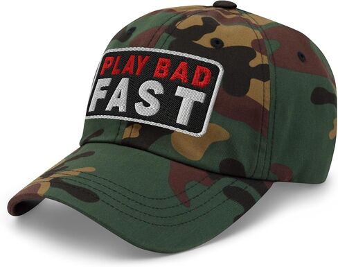 NX Play Bad Fast Golf Hat Embroidered Curved Bill Cap Relaxed Fit Low Crown Adjustable Hat in Saudi Arabia