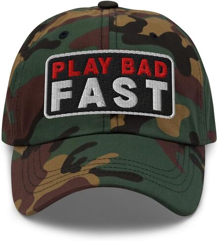 NX Play Bad Fast Golf Hat Embroidered Curved Bill Cap Relaxed Fit Low Crown Adjustable Hat in Saudi Arabia