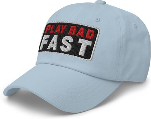NX Play Bad Fast Golf Hat Embroidered Curved Bill Cap Relaxed Fit Low Crown Adjustable Hat in Saudi Arabia