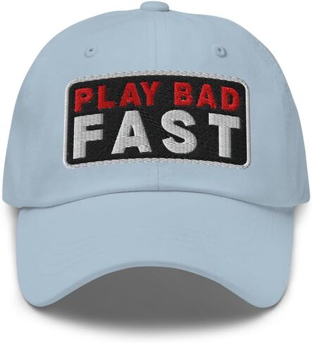 NX Play Bad Fast Golf Hat Embroidered Curved Bill Cap Relaxed Fit Low Crown Adjustable Hat in Saudi Arabia