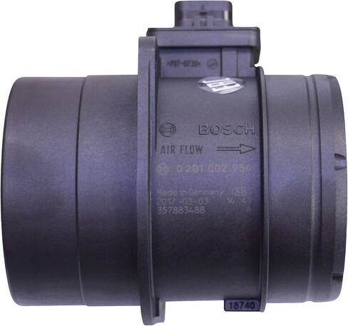 BOSCH 0281002956 Original Equipment Mass Air Flow (MAF) Sensor - Compatible With Select Audi A3; Volkswagen Beetle, Golf, Golf SportWagen, Jetta, Passat in Saudi Arabia