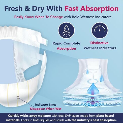 ملابس داخلية دراي دايركت بريميير بلس للاستعمال مرة واحدة - كبيرة (علبة بها 40 قطعة) in Kuwait