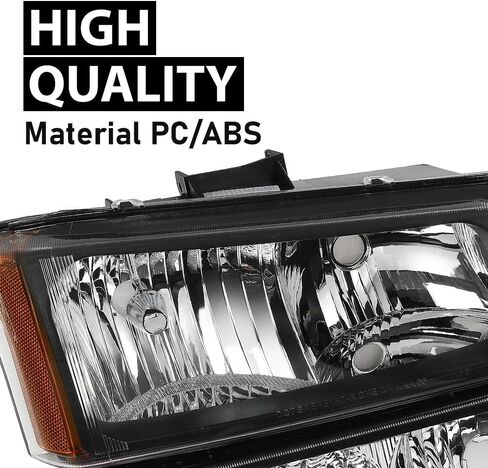 مجموعة المصابيح الأمامية LED G-PLUS، تناسب 2003-2006 Chevy Avalanche 1500 2500/Silverado 1500 1500HD 2500 2500HD 3500 المصابيح الأمامية، جانب السائق والراكب، عدسات دخانية سوداء عاكسة شفافة in Saudi Arabia