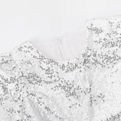 JerrisApparel Girls Sequins Party Dress Flower Pageant Ball Gown Dress Prom Dance Outfits in Saudi Arabia