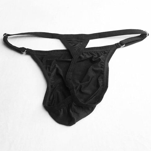 ملابس داخلية بيكيني G-String للرجال، مقاس قابل للتعديل، خصر يصل إلى 47 بوصة، رفيع للغاية وناعم وقابل للتمدد in Kuwait