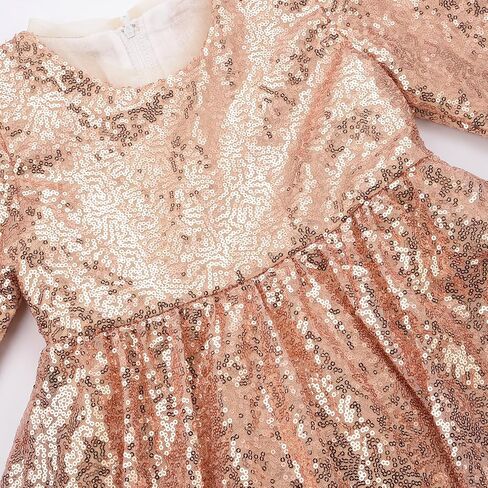 JerrisApparel Girls Sequins Party Dress Flower Pageant Ball Gown Dress Prom Dance Outfits in Saudi Arabia