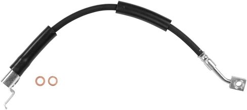 2X Front Brake Hydraulic Hose Brakes Lines For Jeep Wrangler 1997 1998 1999 2000 2001 2002 2003 2004 2005 2006 For Jeep TJ 1997 1998 1999 2000 2001 2002 2003 2004 2005 2006 in Saudi Arabia