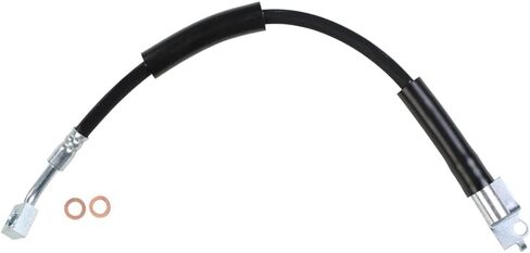 2X Front Brake Hydraulic Hose Brakes Lines For Jeep Wrangler 1997 1998 1999 2000 2001 2002 2003 2004 2005 2006 For Jeep TJ 1997 1998 1999 2000 2001 2002 2003 2004 2005 2006 in Saudi Arabia