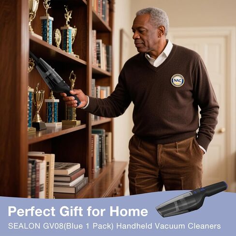 Handheld Vacuum Cordless, Rechargeable Car Vacuum Cleaner with 25 Mins Runtime, Mini Hand Vacuum with 10000 Pa Powerful Suction in Kuwait