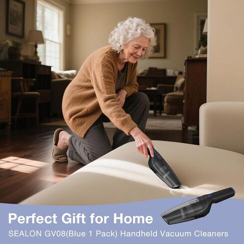 Handheld Vacuum Cordless, Rechargeable Car Vacuum Cleaner with 25 Mins Runtime, Mini Hand Vacuum with 10000 Pa Powerful Suction in Kuwait