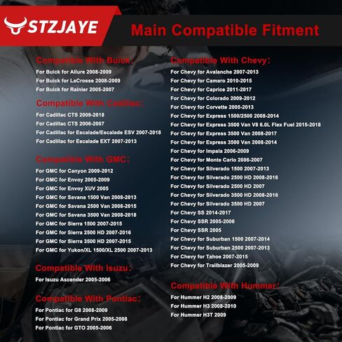 مجموعة من 8 ملفات إشعال مربعة متوافقة مع Silverado 1500 لـ Avalanche لـ Tahoe لـ Suburban لـ Yukon لـ Sierra لـ Impala 2007-2011، استبدال الملف UF413 12570616 12611424 in Saudi Arabia