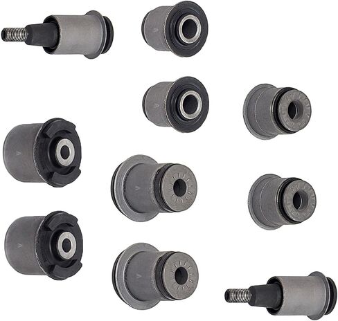 BestParts 10 Pcs Front Upper and Lower Control Arm bushing Left and Right Kit Compatible with Chevy Trailblazer GMC Envoy Oldsmobile Bravada 2002-2009 in Saudi Arabia