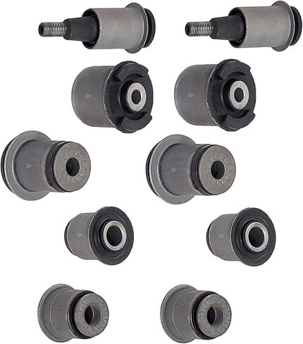 BestParts 10 Pcs Front Upper and Lower Control Arm bushing Left and Right Kit Compatible with Chevy Trailblazer GMC Envoy Oldsmobile Bravada 2002-2009 in Saudi Arabia