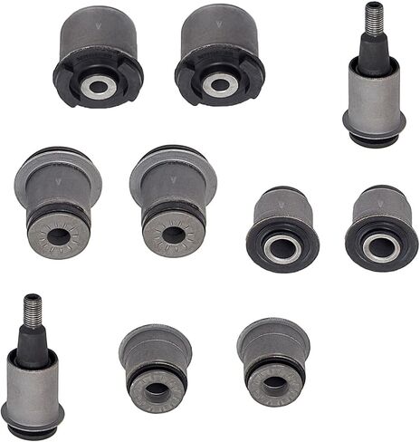 BestParts 10 Pcs Front Upper and Lower Control Arm bushing Left and Right Kit Compatible with Chevy Trailblazer GMC Envoy Oldsmobile Bravada 2002-2009 in Saudi Arabia
