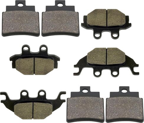 Caltric Front & Rear Brake Pads Compatible with Arctic Cat Dvx 250 Dvx250 Dvx-250 Sport 2006-2008 in Saudi Arabia