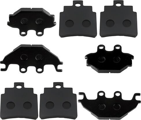 Caltric Front & Rear Brake Pads Compatible with Arctic Cat Dvx 250 Dvx250 Dvx-250 Sport 2006-2008 in Saudi Arabia