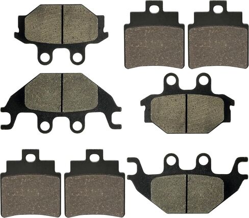 Caltric Front & Rear Brake Pads Compatible with Arctic Cat Dvx 250 Dvx250 Dvx-250 Sport 2006-2008 in Saudi Arabia
