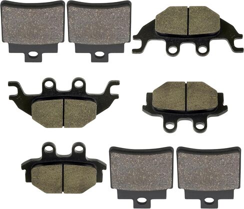 Caltric Front & Rear Brake Pads Compatible with Arctic Cat Dvx 250 Dvx250 Dvx-250 Sport 2006-2008 in Saudi Arabia