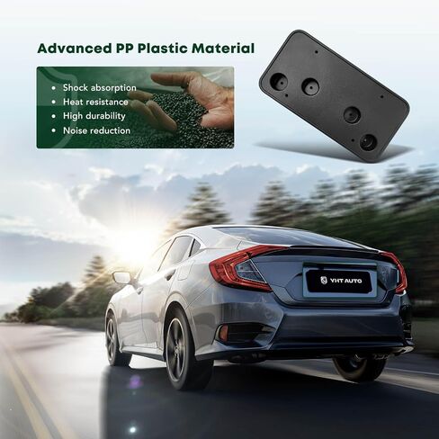 YHTAUTO Front License Plate Frame w/Screws Compatible with Buick Envision 2019-2020, Plastic Black Bumper License Plate Bracket, No Drill Licence Plate Holder in Saudi Arabia
