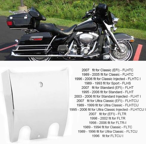 Dash Panel, Motorcycle Dash Extension Panel Drag Fuel Cover Fit for FLTR FLTCU I FLHT(Silver) in Saudi Arabia
