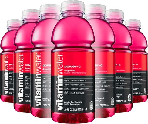 2 Set of 6 Pack - Vitamin Water, Dragonfruit - Power C, 20oz Bottle in Saudi Arabia