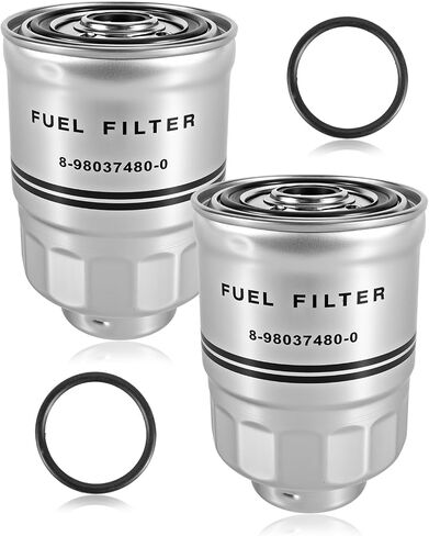 Diesel Fuel Filter Fit for Isuzu HTR HVR NPR NPR-HD NPR-XD NQR NRR REACH FTR FVR 4HK1 6HK1 4JJ1 5.2L 7.8L 3.0L, Replace 8980374810 8-94369299-0 8-94369199-1,1PCS in Saudi Arabia