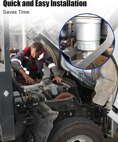 Diesel Fuel Filter Fit for Isuzu HTR HVR NPR NPR-HD NPR-XD NQR NRR REACH FTR FVR 4HK1 6HK1 4JJ1 5.2L 7.8L 3.0L, Replace 8980374810 8-94369299-0 8-94369199-1,1PCS in Saudi Arabia