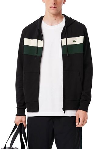 سترة بغطاء رأس بسحاب للرجال من Lacoste in Saudi Arabia