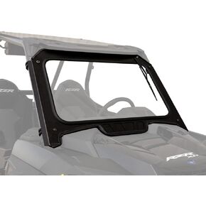 زجاج أمامي بفتحات تهوية SuperATV لـ 2019-2023 Polaris RZR XP 1000 / XP 4 1000 | زجاج أمان مصفح معتمد من وزارة النقل | مقاومة للخدش | تتضمن ممسحة يدوية in Kuwait
