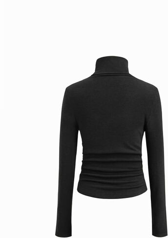 CIDER Women's Turtleneck Neck Top Thermal Long Sleeve Shirts Fall Fashion Going Out Basic Tee Winter Clothing in Saudi Arabia