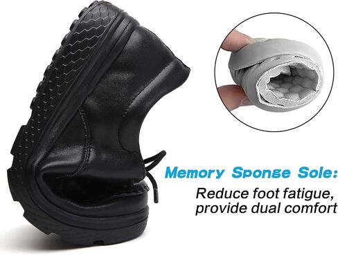 Women's Lightweight Nursing Shoes Comfortable Leather Loafers in Saudi Arabia