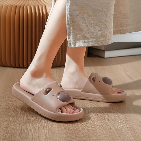 3D Bear Slippers, Comfortable EVA Slip-On Slippers for Indoor Use, Lightweight and Stylish Casual Footwear in Saudi Arabia
