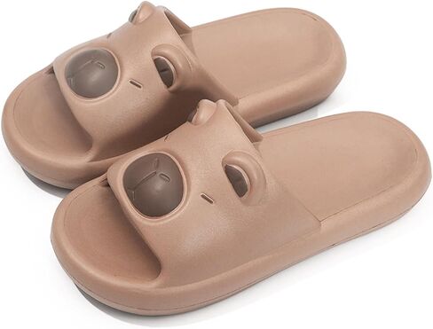 3D Bear Slippers, Comfortable EVA Slip-On Slippers for Indoor Use, Lightweight and Stylish Casual Footwear in Saudi Arabia