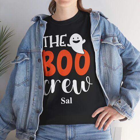 Boo Crew Custom Name Halloween Shirts - Matching Family Party Shirts in Saudi Arabia
